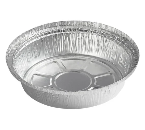 7" Aluminum Round Take Out Pan [500/Case]