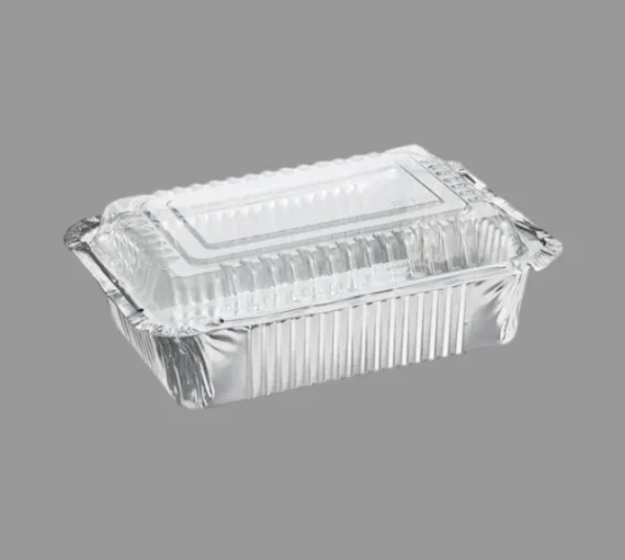 Dome Lid for 1.5 LB Deep Foil Oblong Take Out Container [500/Case]