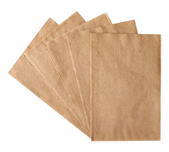 Karat 8" x 6.5" Interfold Dispenser Napkins, Kraft [6,000/Case]