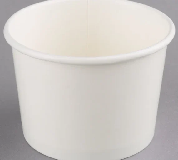8 oz White Paper Food Cup [1,000/Case]