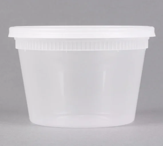 16 oz Microwavable Deli Containers with Lids [240/Case]