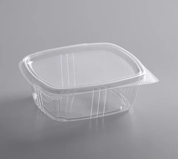 12 oz RPET Hinged Deli Containers [200/Case]