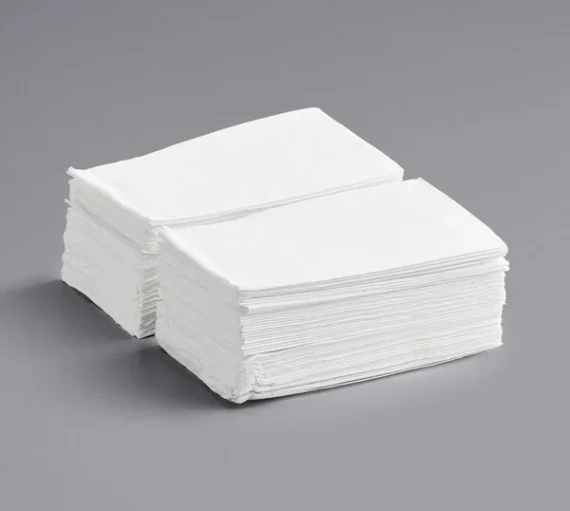 3 Ply - 16" x 17" Premium Dinner Folded Napkin, White [2000/Case]