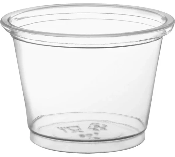 1 oz PP Plastic Portion Cups, Clear [2,500/Case]