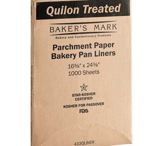 Baker's Mark Full Size Coated Parchment Paper Bun/Sheet Pan Liner Sheet 16" x 24" [1000/Case]