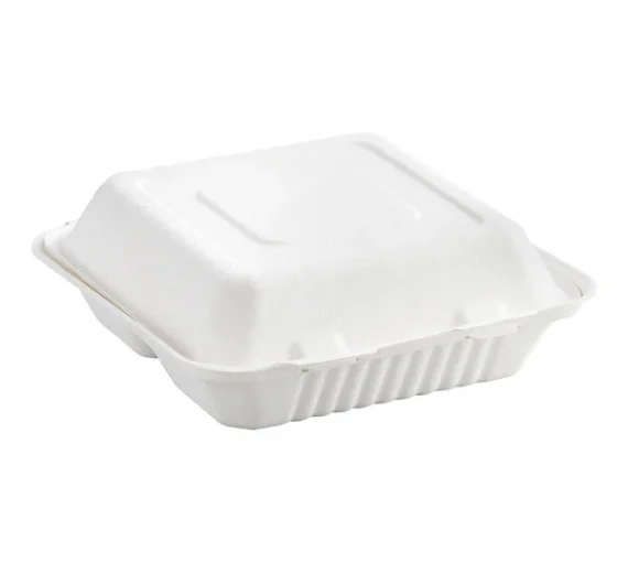 8X8 Biodegradable Clamshells 200 Pack