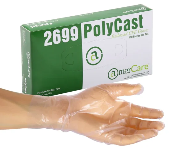 Royal Polycast Textured Gloves, Large [10/100]