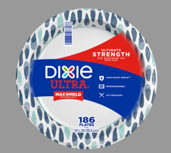 Dixie Ultra 10 1/16" Paper Plate [186 Pack]