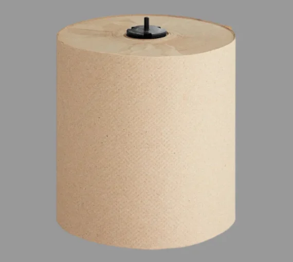 Tork Universal Matic Natural Kraft 1-Ply Paper Towel Roll H1, 700 Feet / Roll - 6/Case