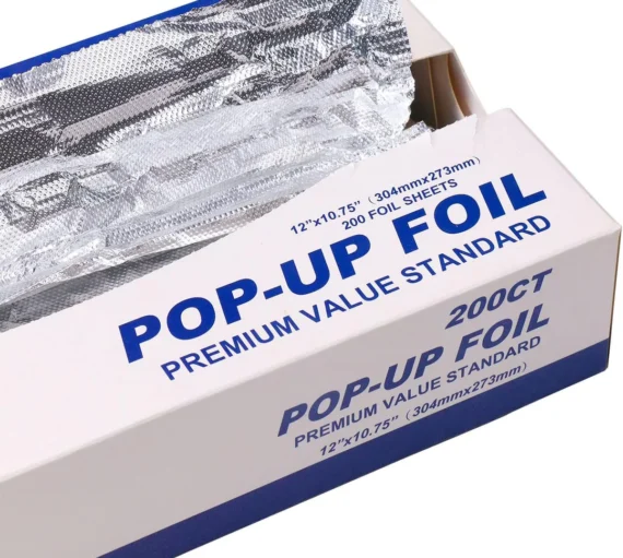 12 x 10.75 Inter folded Pop-Up Foil Sheets [2400 Pack]