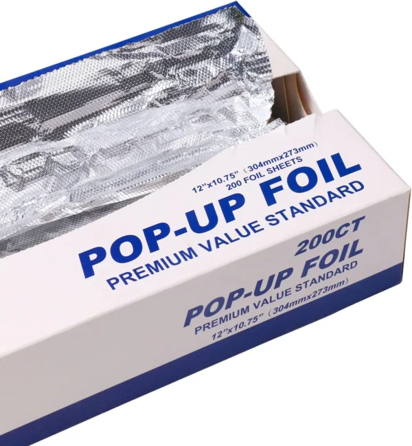 12 x 10.75 Inter folded Pop-Up Foil Sheets [2400 Pack]
