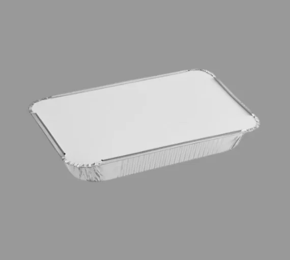 Board Lid for 4 LB Foil Oblong Take Out Container [250 Pack]