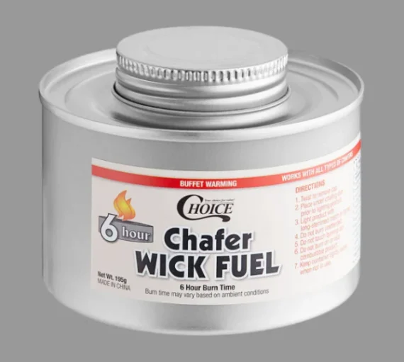 Chafing Fuel 6 Hrs with Safety Twist Cap [12 Pack]