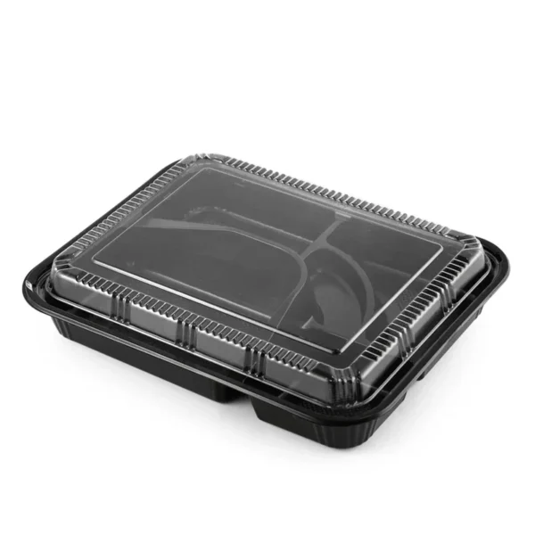 10.5" x 8.5" x 1.5" - 5 Compartment Bento Box [200/Case]