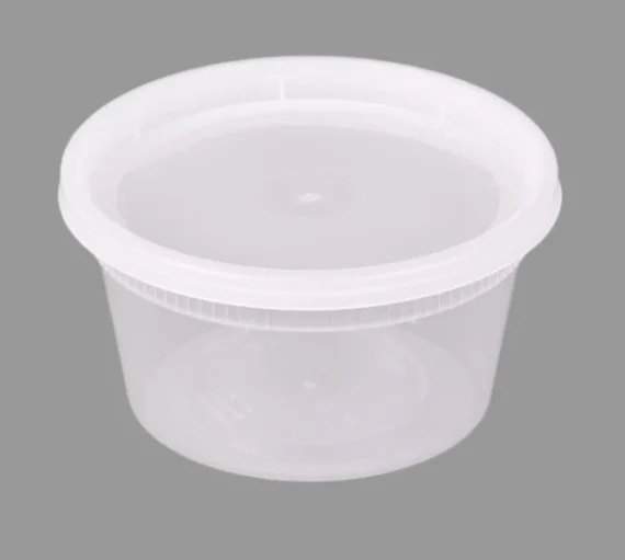 12 oz Microwavable Deli Containers with Lids [240/Case]