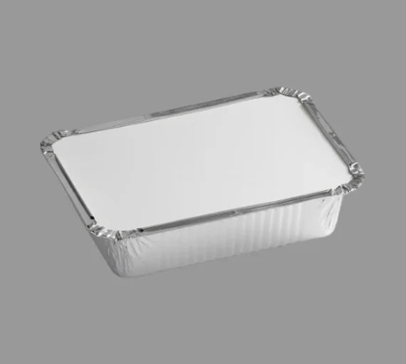 Board Lid for 1.5 LB Deep Foil Oblong Take Out Container [500 Pack]