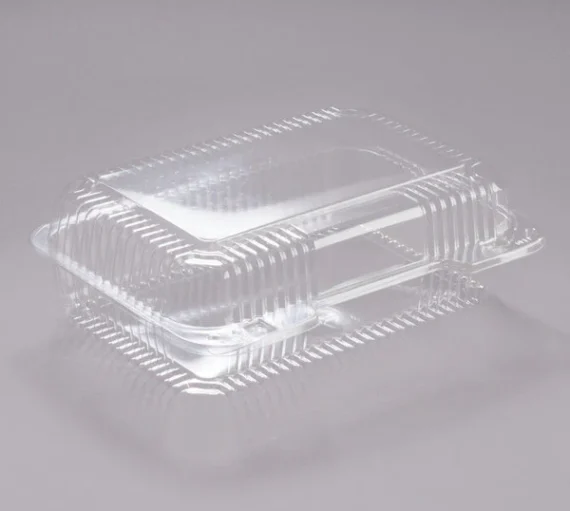 Clear Hinged Plastic Container 7" x 5" x 3" [500 Pack]