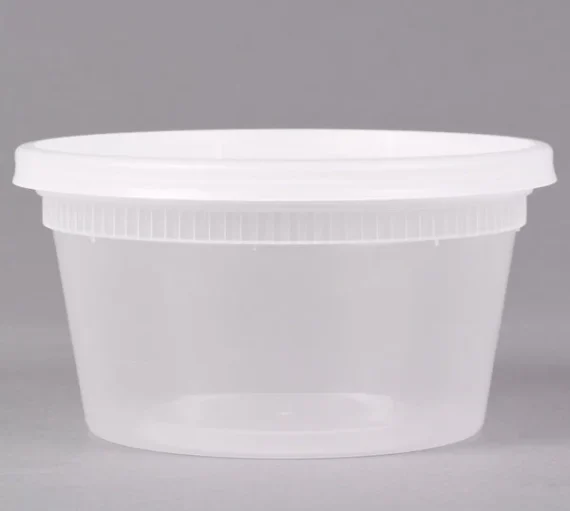 8 oz Microwavable Deli Containers with Lids [240/Case]