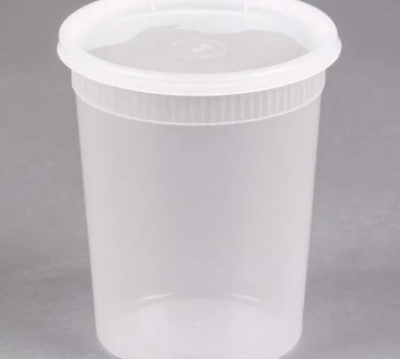 32 oz Microwavable Deli Containers with Lids [240/Case]
