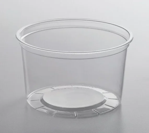 16 oz. Microwavable Clear Round Deli Container [500/Case]