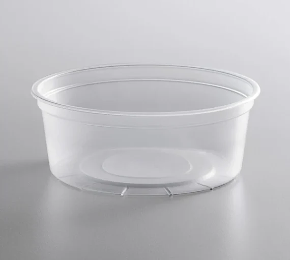 8oz. Microwavable Clear Round Deli Container [500/Case]
