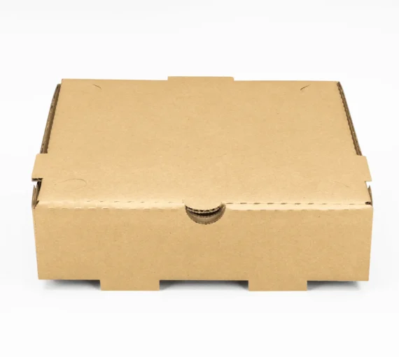 8''x 8''x 2'' Karat Corrugated Pizza Box, Kraft - 50 pcs