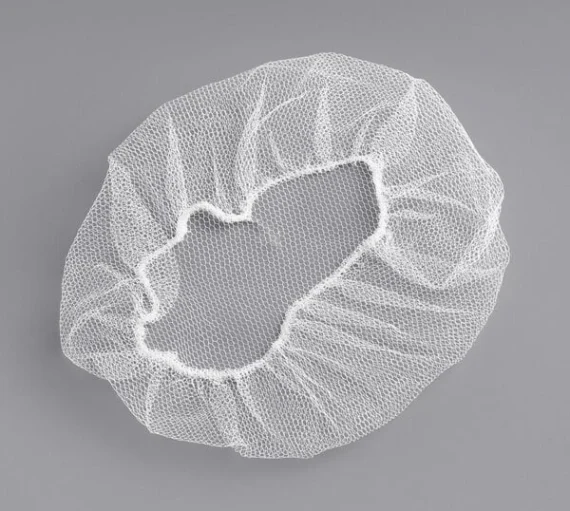 Hairnet Nylon Cap 18" White