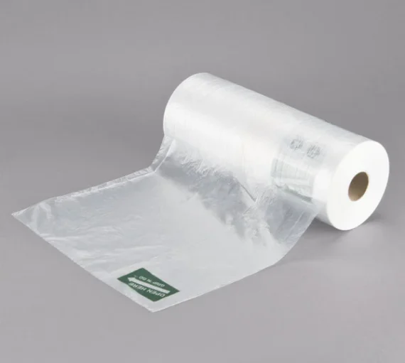 12" x 20" Plastic Produce Bag on a Roll - 4/Case