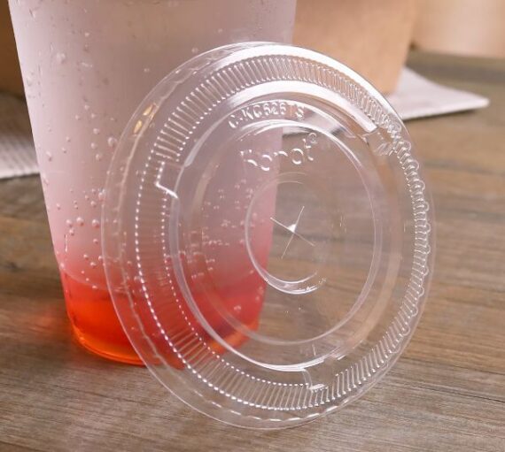 Flat Lids For 12oz - 24oz PET Cups [1,000/Case]