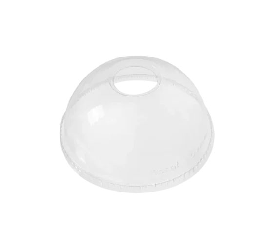 Plastic Dome Lids with 1" Hole [1,000/Case]