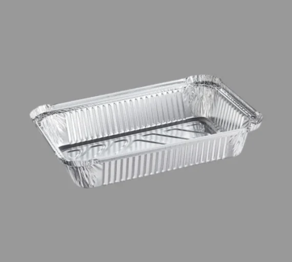 2 LB Foil Oblong Take Out Containers [500/Case]