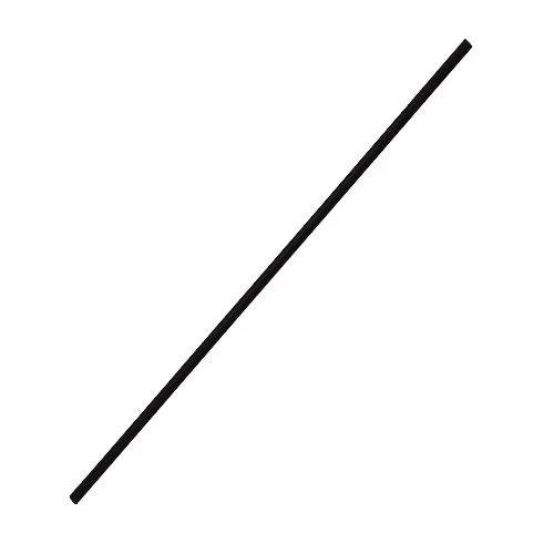 7.5'' Stir Straws (3mm), Black [5,000/Case]