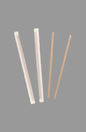 Wooden Stir Stick 7 3/4" Wrapped [5000 Pack]