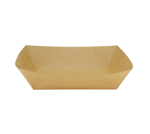 Karat 3 LB Food Tray, Kraft [500/Case]