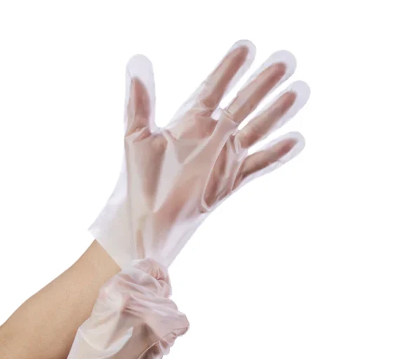 Disposable Poly Gloves, Large [500 Pack]