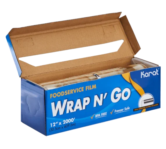 12" x 2000' Food Service Cling Film Roll