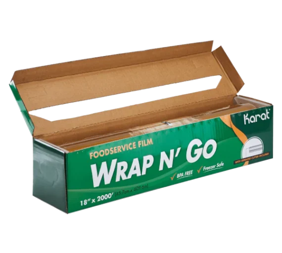 18" x 2000' Food Service Cling Film Roll