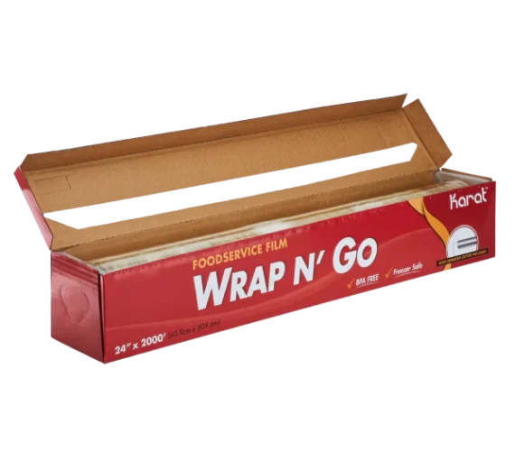 24" x 2000' Food Service Cling Film Roll